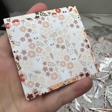 Load image into Gallery viewer, Pouch & Sticky Note Bundled Set - Floral Ghost