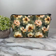 Load image into Gallery viewer, Pouch - Floral Green Magnolia