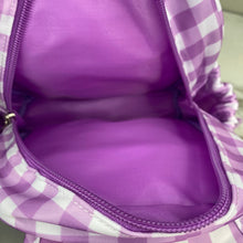 Load image into Gallery viewer, Mini Backpack - Easter - Gingham Bunny Ears - Purple