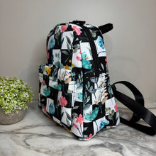 Load image into Gallery viewer, Mini Backpack - Floral Checker