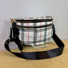 Load image into Gallery viewer, The Roni Nylon Crossbody - Plaid Stripe