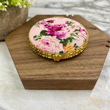 Load image into Gallery viewer, Compact Mirror - Pink Floral (by shape)
