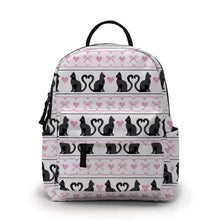 Load image into Gallery viewer, Mini Backpack - Cat Heart Bow
