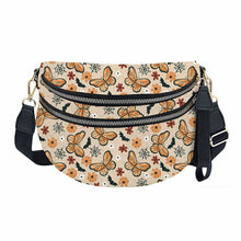 Load image into Gallery viewer, The Roni Nylon Crossbody - Halloween Fall Spiderweb Butterfly