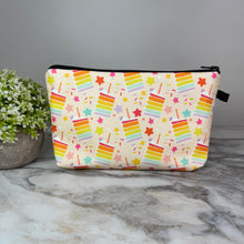 Load image into Gallery viewer, Pouch - Rainbow Birthday Cake