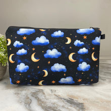 Load image into Gallery viewer, Pouch - Night Sky Moon Clouds