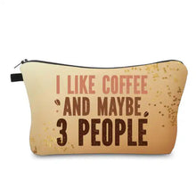 Load image into Gallery viewer, Pouch - Coffee & Three People