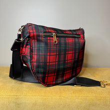 Load image into Gallery viewer, The Roni Nylon Crossbody - Red Plaid