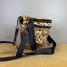 Load image into Gallery viewer, The Roni Nylon Crossbody - Halloween Fall Spiderweb Butterfly