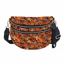 Load image into Gallery viewer, The Roni Nylon Crossbody - Camo Leaves Orange