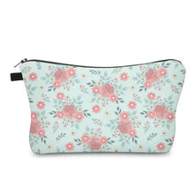 Load image into Gallery viewer, Pouch - Mint Pink Floral