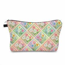 Load image into Gallery viewer, Pouch - Floral Diamonds