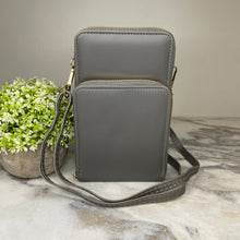 Load image into Gallery viewer, Ivy Crossbody Wallet + Purse - Grey
