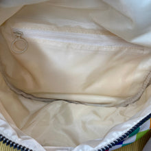 Load image into Gallery viewer, The Roni Nylon Crossbody - Checkered Colorful White