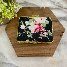 Load image into Gallery viewer, Compact Mirror - Black Floral