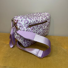 Load image into Gallery viewer, The Roni Nylon Crossbody - Animal Print Light Purple