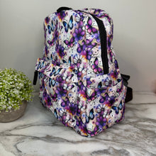 Load image into Gallery viewer, Mini Backpack - Butterfly Purple