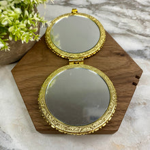Load image into Gallery viewer, Compact Mirror - Black Floral (by shape)