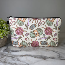 Load image into Gallery viewer, Pouch - Knit Crochet Yarn Sheep