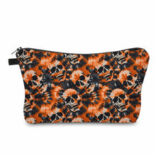 Load image into Gallery viewer, Pouch - Skull Orange Tie Dye