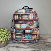 Load image into Gallery viewer, Mini Backpack - Book Shelves