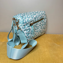 Load image into Gallery viewer, The Roni Nylon Crossbody - Animal Print Aqua