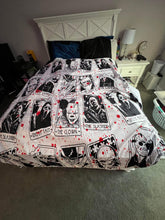 Load image into Gallery viewer, Blanket - Halloween - Blood Splatter Tarot Card