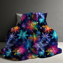 Load image into Gallery viewer, Blanket - Christmas - Rainbow Snowflake