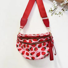 Load image into Gallery viewer, The Roni Nylon Crossbody - Strawberry
