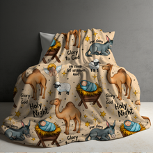 Load image into Gallery viewer, Blanket Christmas #31 - Religious Jesus In The Manger - PREORDER
