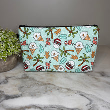 Load image into Gallery viewer, Pouch - Christmas Winter - Summer Ice Cream Snowman
