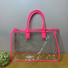 Load image into Gallery viewer, Tote Bag Clear - Color Trim

