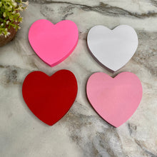 Load image into Gallery viewer, Sticky Note Pad - Hearts - Thick
