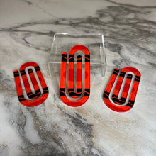 Load image into Gallery viewer, Jumbo Paperclip - Red Crayon
