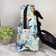 Load image into Gallery viewer, Mini Backpack - Floral Turtle
