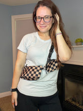 Load image into Gallery viewer, Tara - Double Pouch Nylon Crossbody
