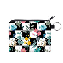 Load image into Gallery viewer, Mini Backpack, Pouch, &amp; Mini Pouch Bundled Set - Floral Checker
