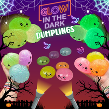 Load image into Gallery viewer, Squishy Toy - Halloween Dumpling, Glow In The Dark
