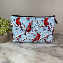 Load image into Gallery viewer, Pouch - Winter Blue Cardinal
