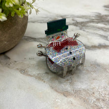 Load image into Gallery viewer, Hair Clip - Christmas Snowman
