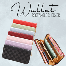 Load image into Gallery viewer, Wallet - Faux Leather - Checkered
