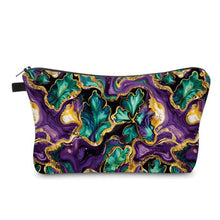 Load image into Gallery viewer, Pouch - Marble Purple Green
