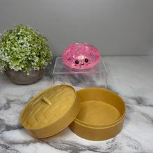 Load image into Gallery viewer, Squishy Toy - Viral Dumpling, Slow Rise Glitter - Pink
