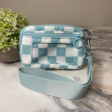 Load image into Gallery viewer, Rue - Nylon Wristlet Wallet - Checkered
