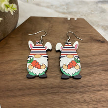Load image into Gallery viewer, Wood Dangle Earring - Easter - #8
