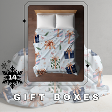 Load image into Gallery viewer, Blanket Christmas #14 - Gift Boxes - PREORDER
