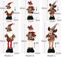 Load image into Gallery viewer, Telescopic Standing Christmas Decor - Plaid
