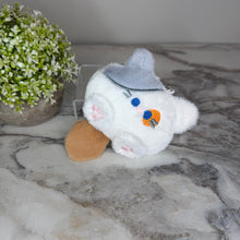 Load image into Gallery viewer, Keychain - Pom Pom Fuzzy Cat Paw Squeeker
