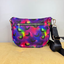 Load image into Gallery viewer, The Roni Nylon Crossbody - Halloween Fall Galaxy Bat
