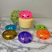 Load image into Gallery viewer, Squishy Toy - Viral Dumpling, Slow Rise Glitter - Pink
